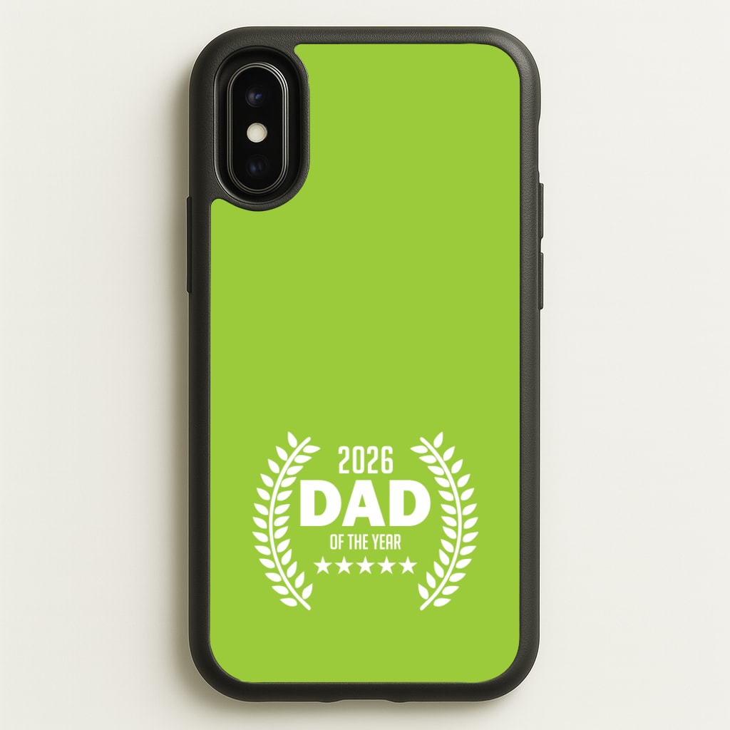 2026 Dad Rating - Father's Day Phone Case for iPhone X / XS