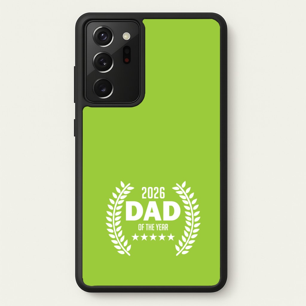 2026 Dad Rating - Father's Day Phone Case for Galaxy Note 20 Ultra