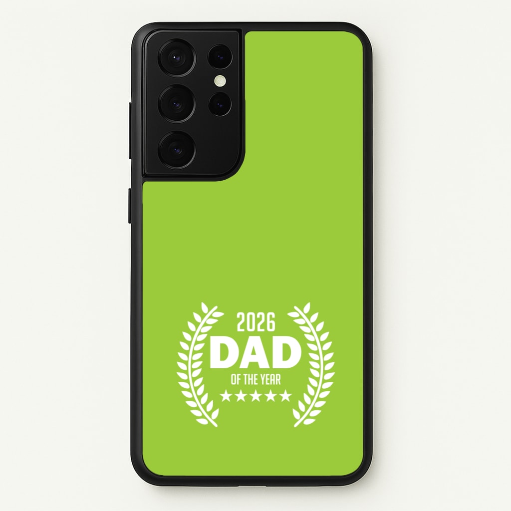 2026 Dad Rating - Father's Day Phone Case for Galaxy S21 Ultra