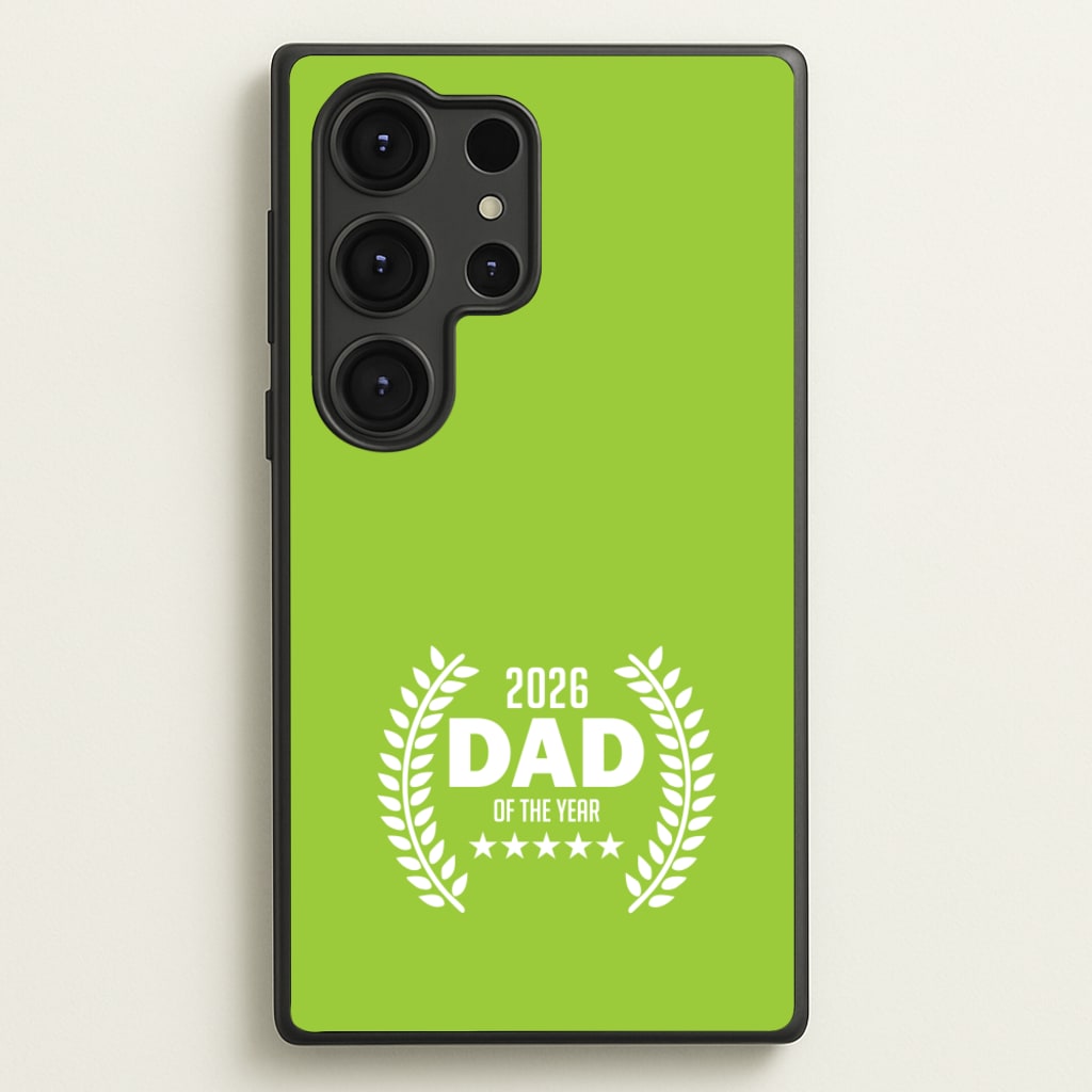 2026 Dad Rating - Father's Day Phone Case for Galaxy S25 Ultra