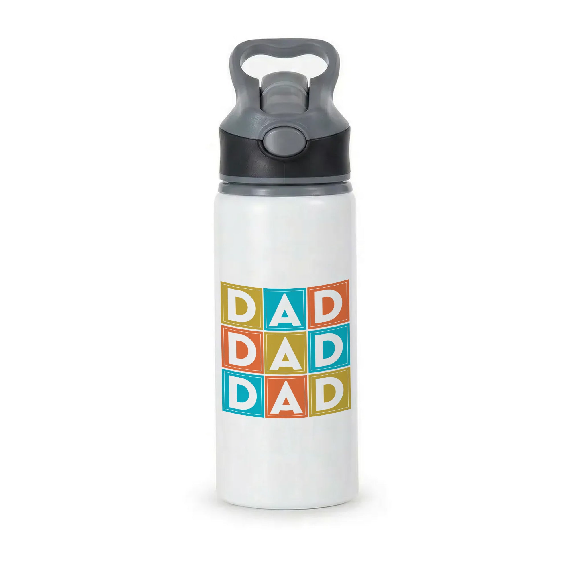 Dad Cubes Active Water Bottle - Black