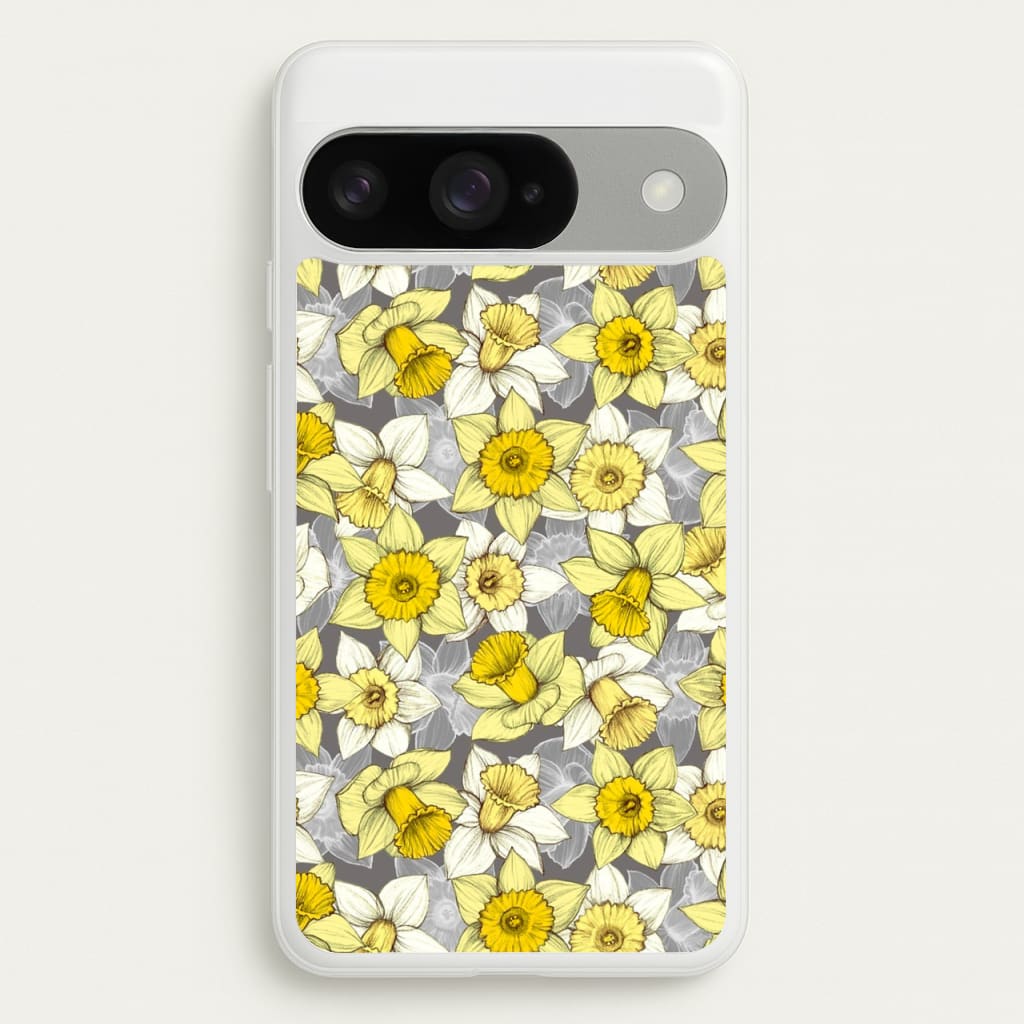 Daffodil Daze - Spring Pattern Phone Case for Google Pixel 10 / 10 Pro