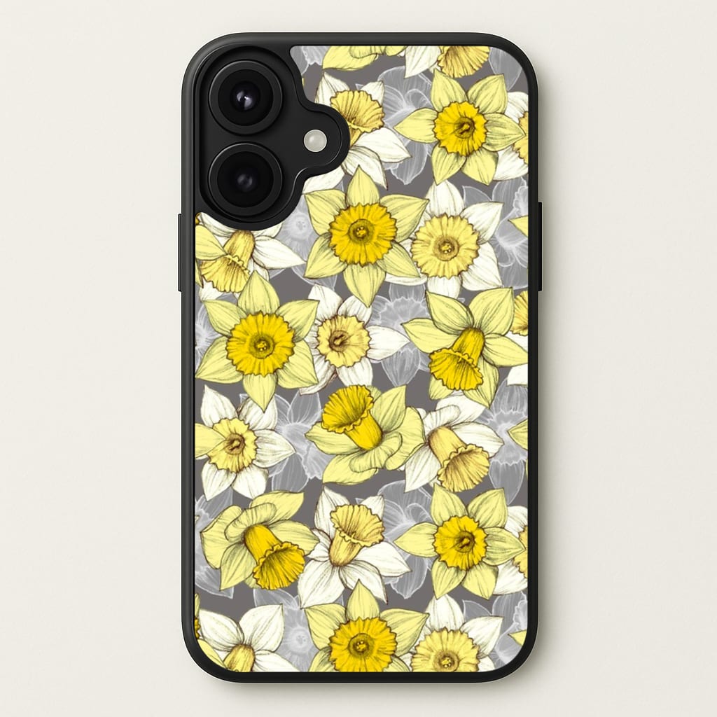 Daffodil Daze - Spring Pattern Phone Case for iPhone 17