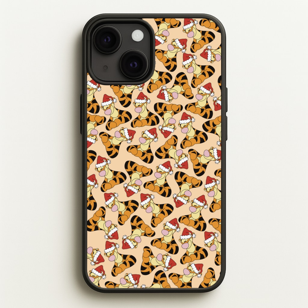 Tiger Pattern Christmas - Disney Christmas Phone Case for iPhone 13 Mini