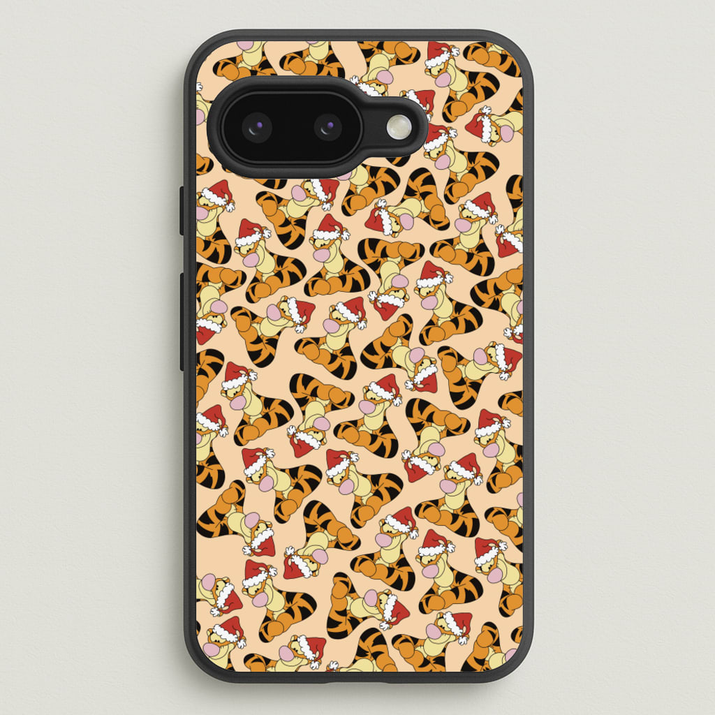 Tiger Pattern Christmas - Disney Christmas Phone Case for Google Pixel 9a
