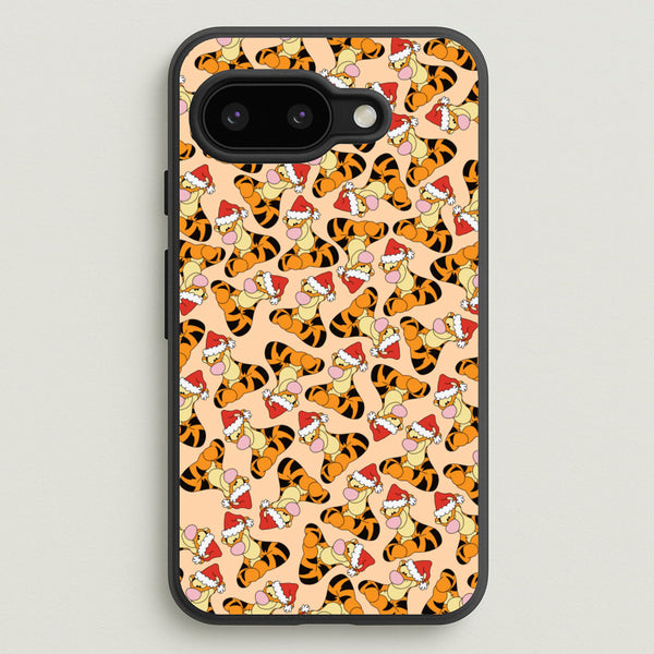 Tiger Pattern Christmas - Disney Christmas Phone Case for Google Pixel 9a