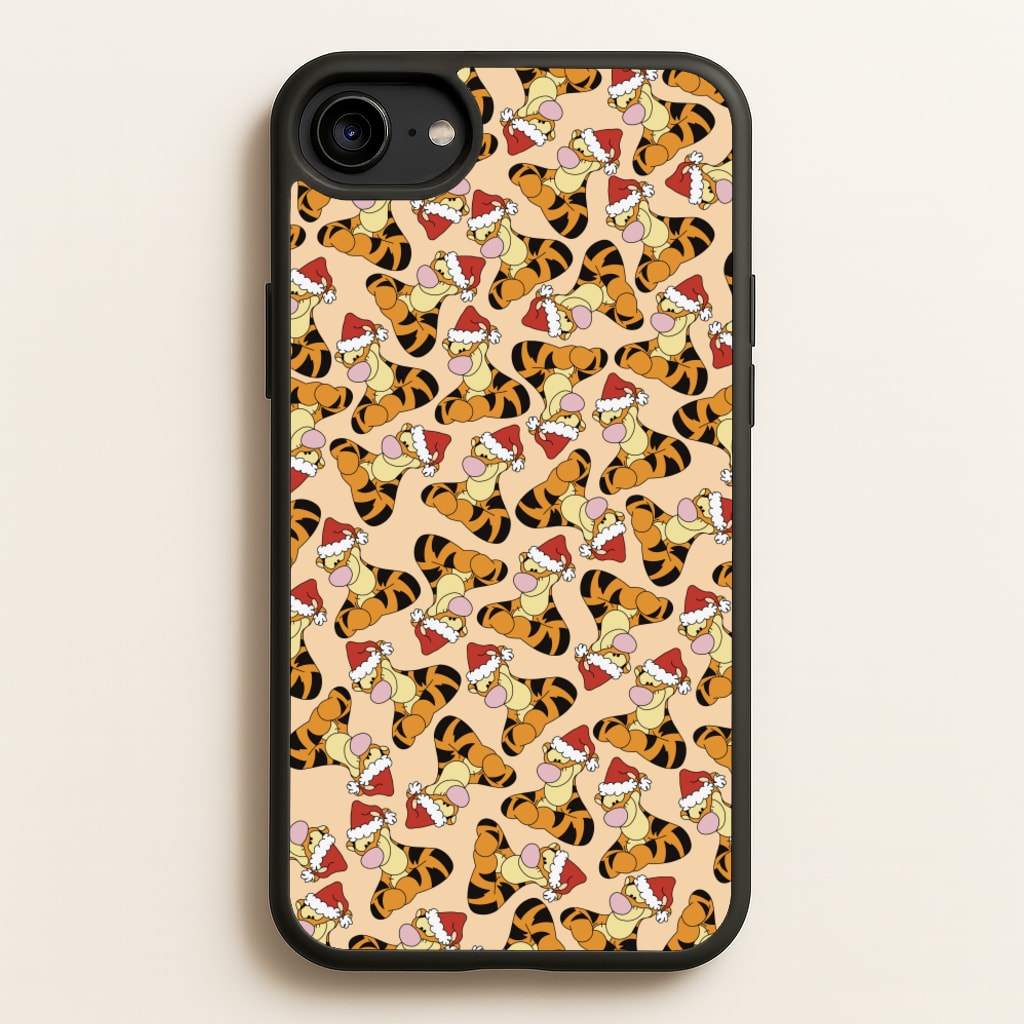 Tiger Pattern Christmas - Disney Christmas Phone Case for iPhone 6 / 7 / 8 / SE