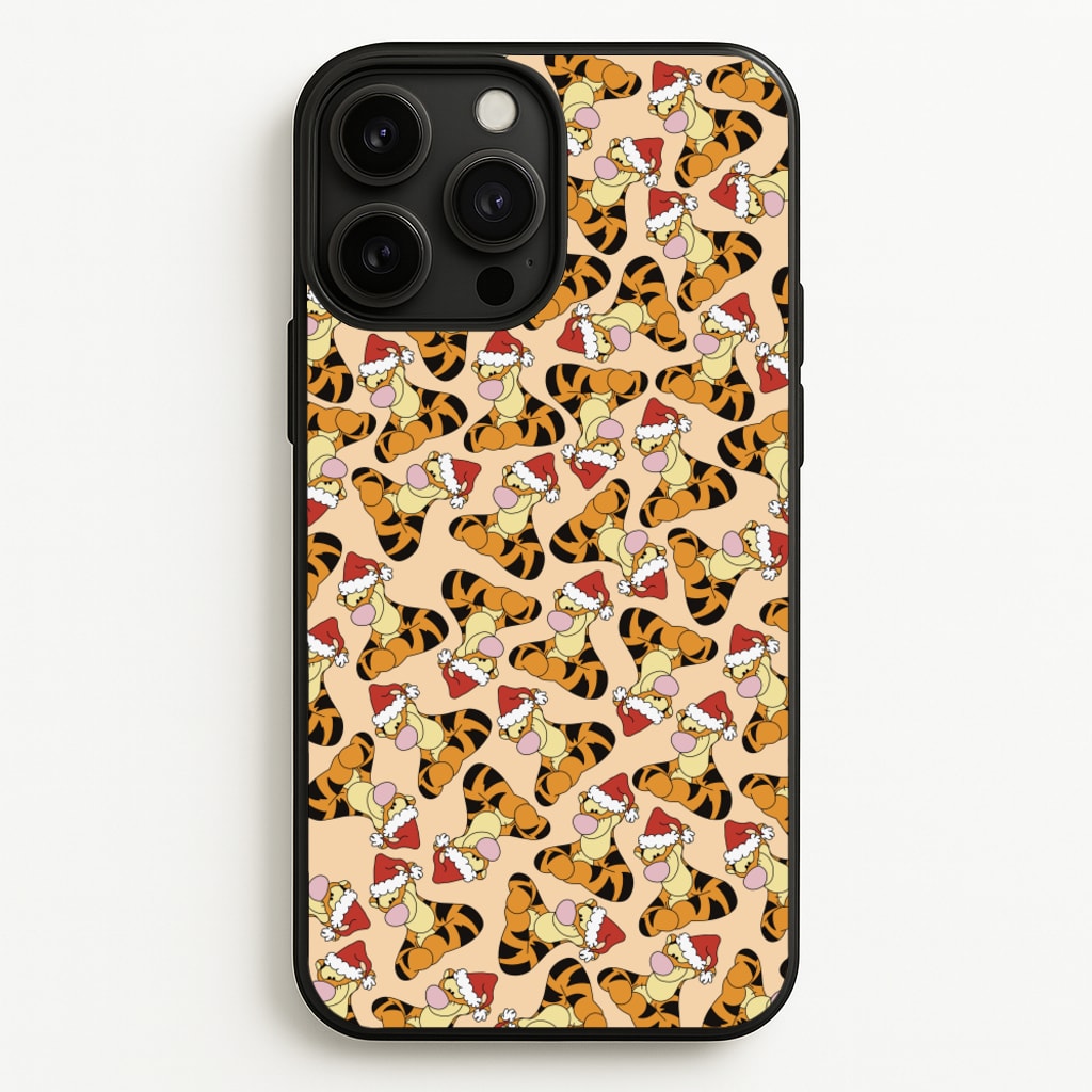 Tiger Pattern Christmas - Disney Christmas Phone Case for iPhone 13 Pro Max
