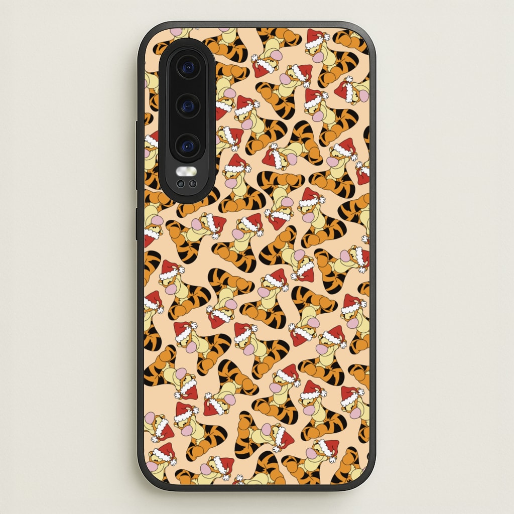 Tiger Pattern Christmas - Disney Christmas Phone Case for Huawei P30