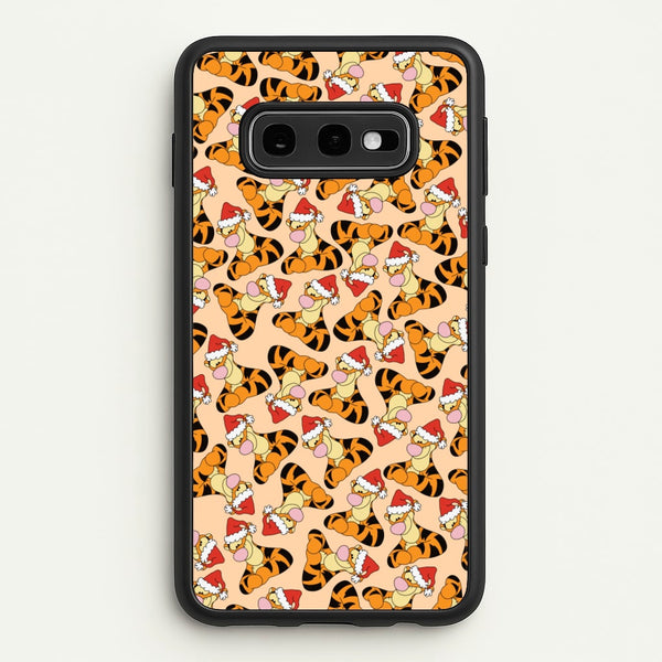 Tiger Pattern Christmas - Disney Christmas Phone Case for Galaxy S10e