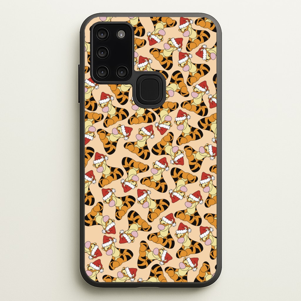 Tiger Pattern Christmas - Disney Christmas Phone Case for Galaxy A21s
