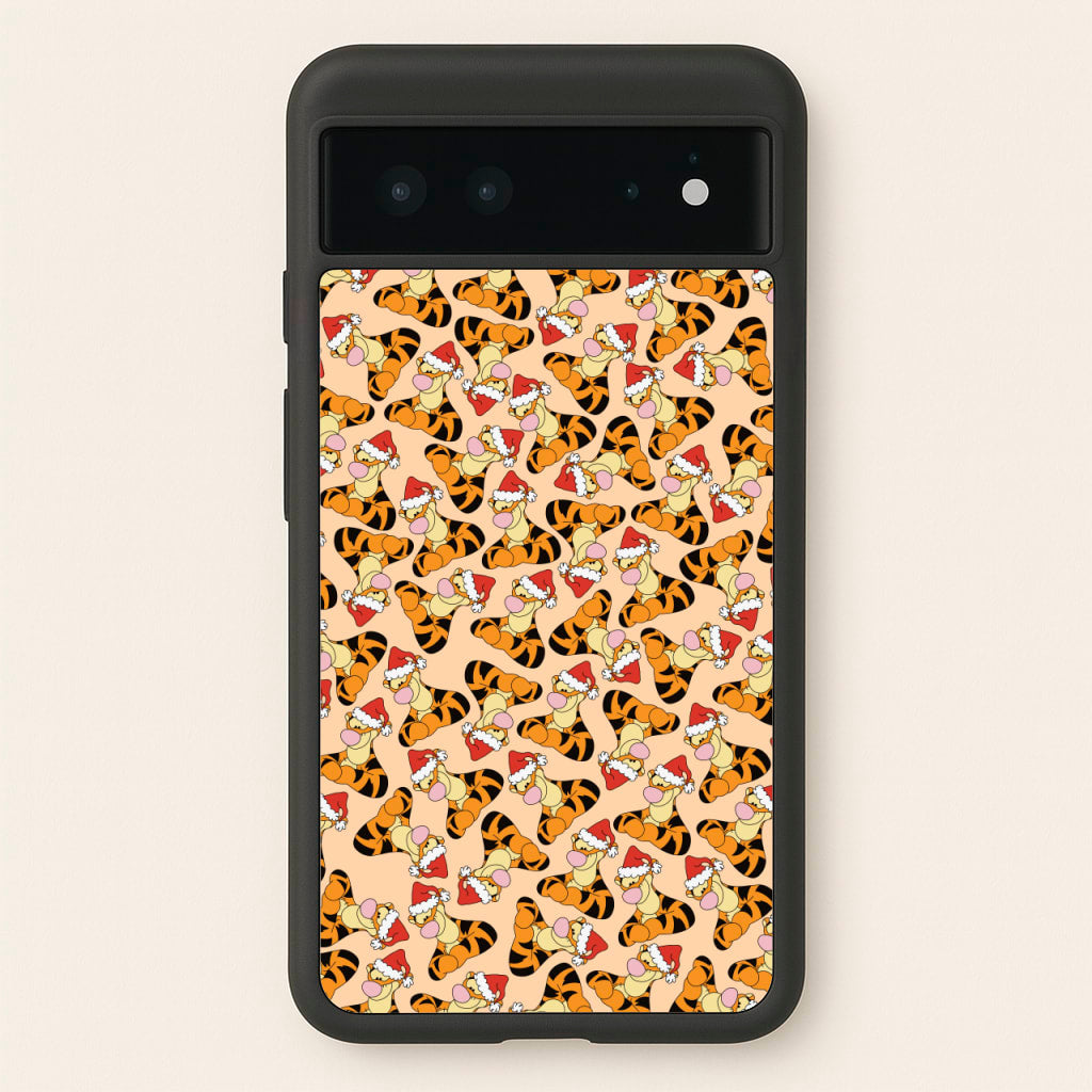 Tiger Pattern Christmas - Disney Christmas Phone Case for Google Pixel 6