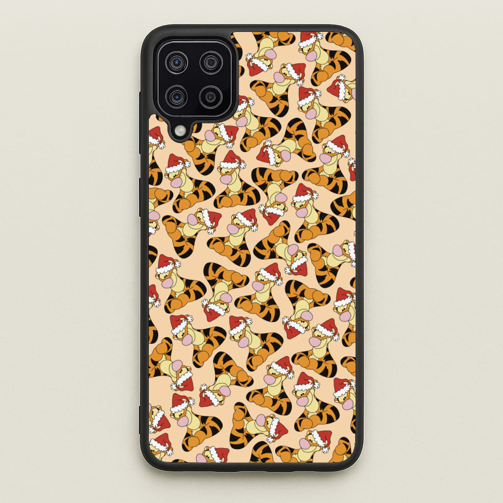 Tiger Pattern Christmas - Disney Christmas Phone Case for Galaxy A12