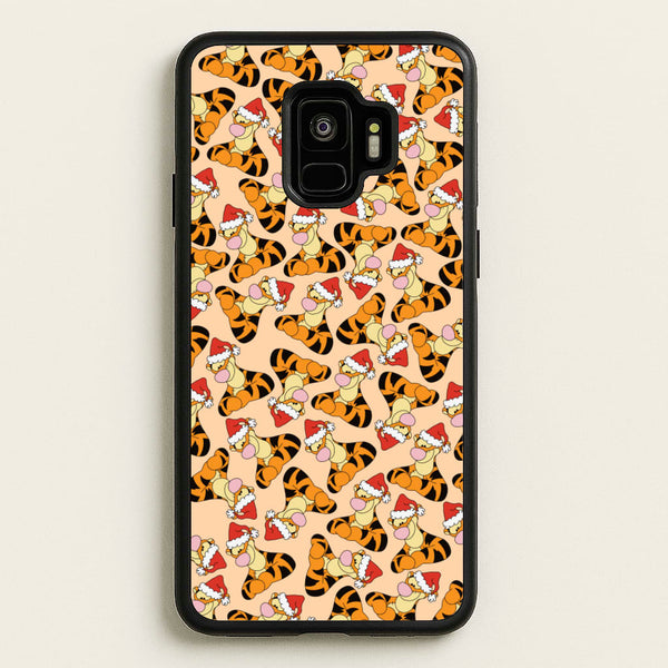 Tiger Pattern Christmas - Disney Christmas Phone Case for Galaxy S9