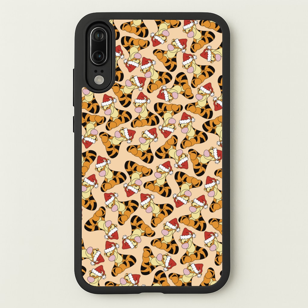 Tiger Pattern Christmas - Disney Christmas Phone Case for Huawei P20