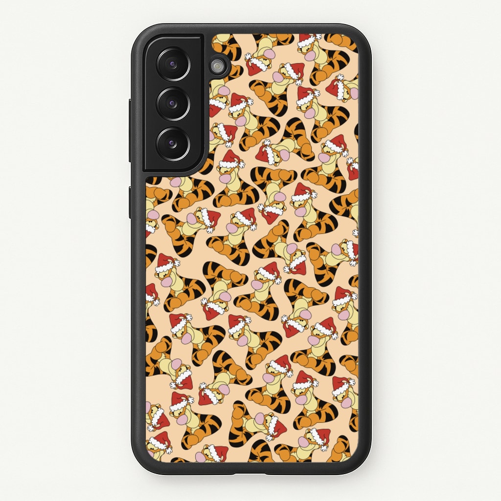 Tiger Pattern Christmas - Disney Christmas Phone Case for Galaxy S21FE