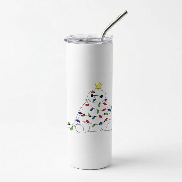 Baymax Christmas Skinny Tumbler