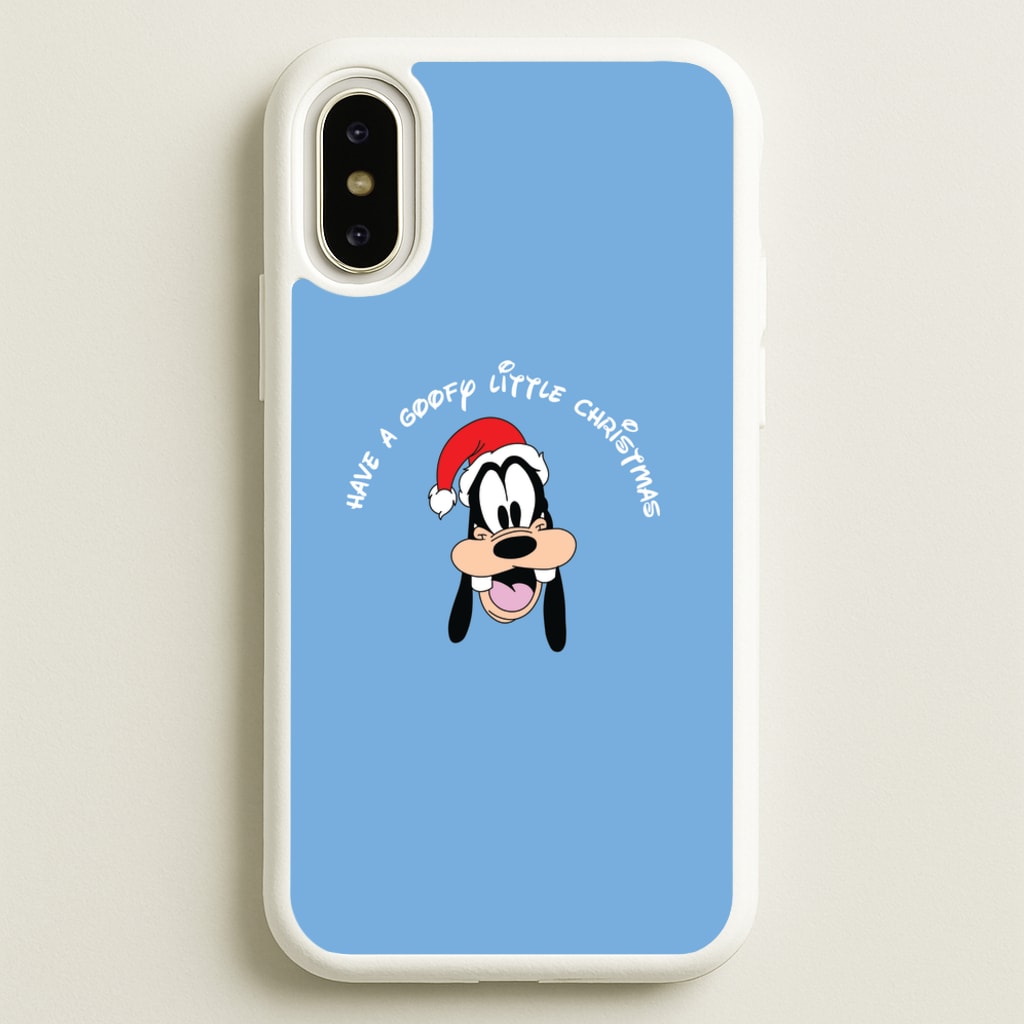 Have A Goofly Little Christmas Christmas - Disney Christmas Phone Case for iPhone X / XS