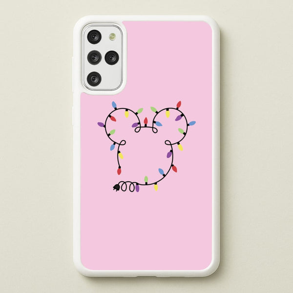 Mouse Christmas Lights Christmas - Disney Christmas Phone Case for Galaxy S20 Plus