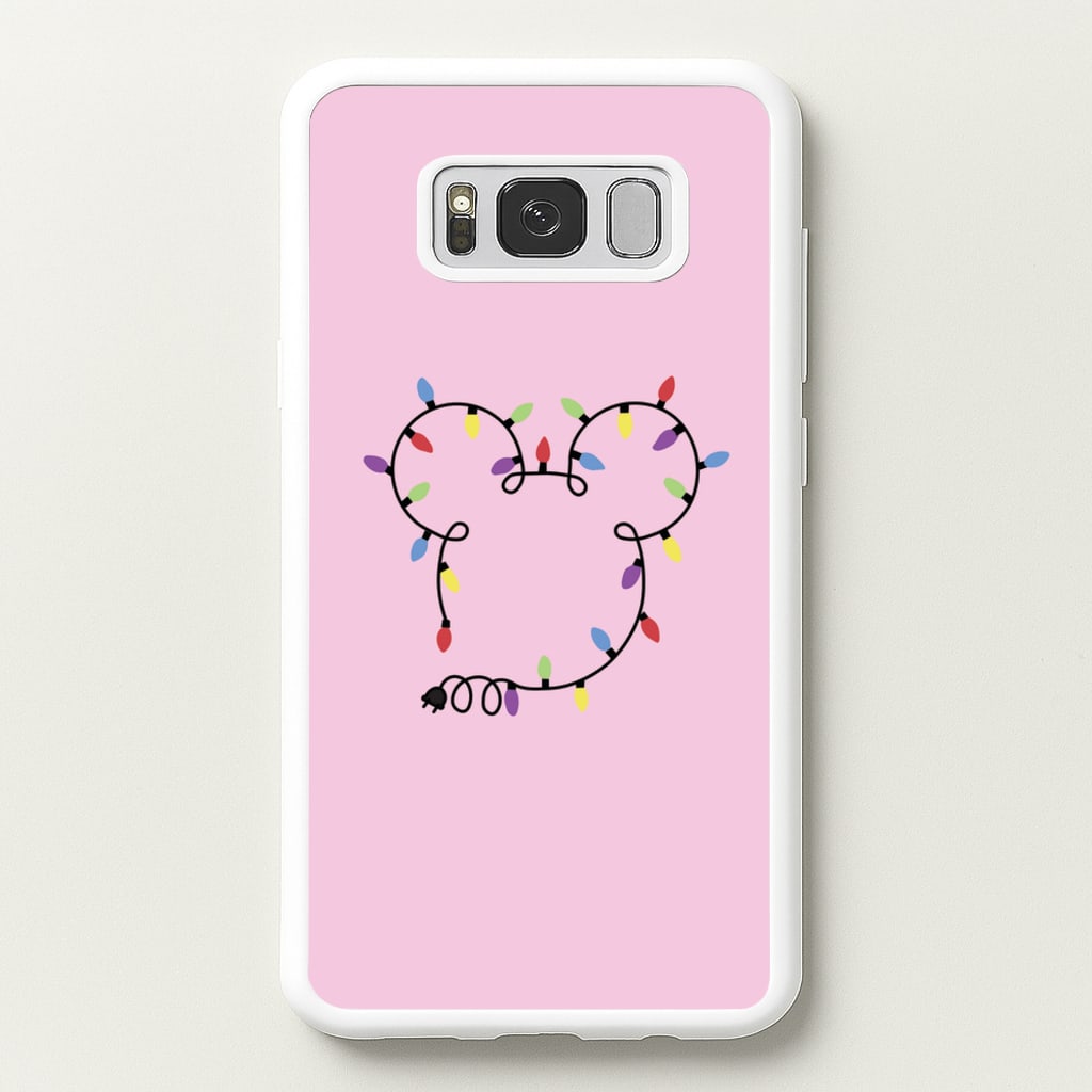 Mouse Christmas Lights Christmas - Disney Christmas Phone Case for Galaxy S8 Plus