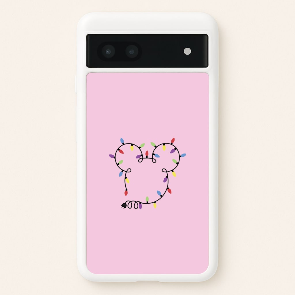 Mouse Christmas Lights Christmas - Disney Christmas Phone Case for Google Pixel 6a