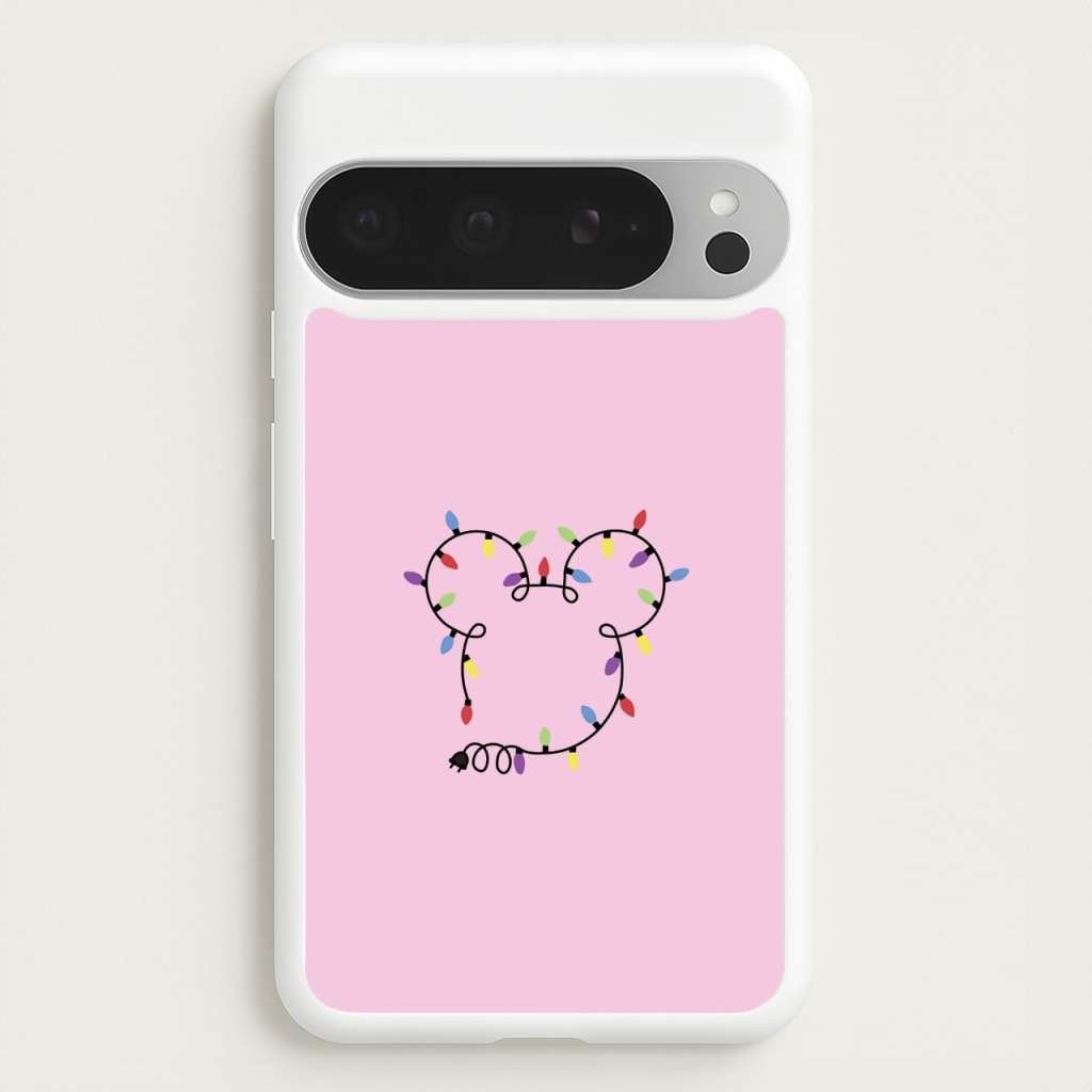 Mouse Christmas Lights Christmas - Disney Christmas Phone Case for Google Pixel 9 Pro XL