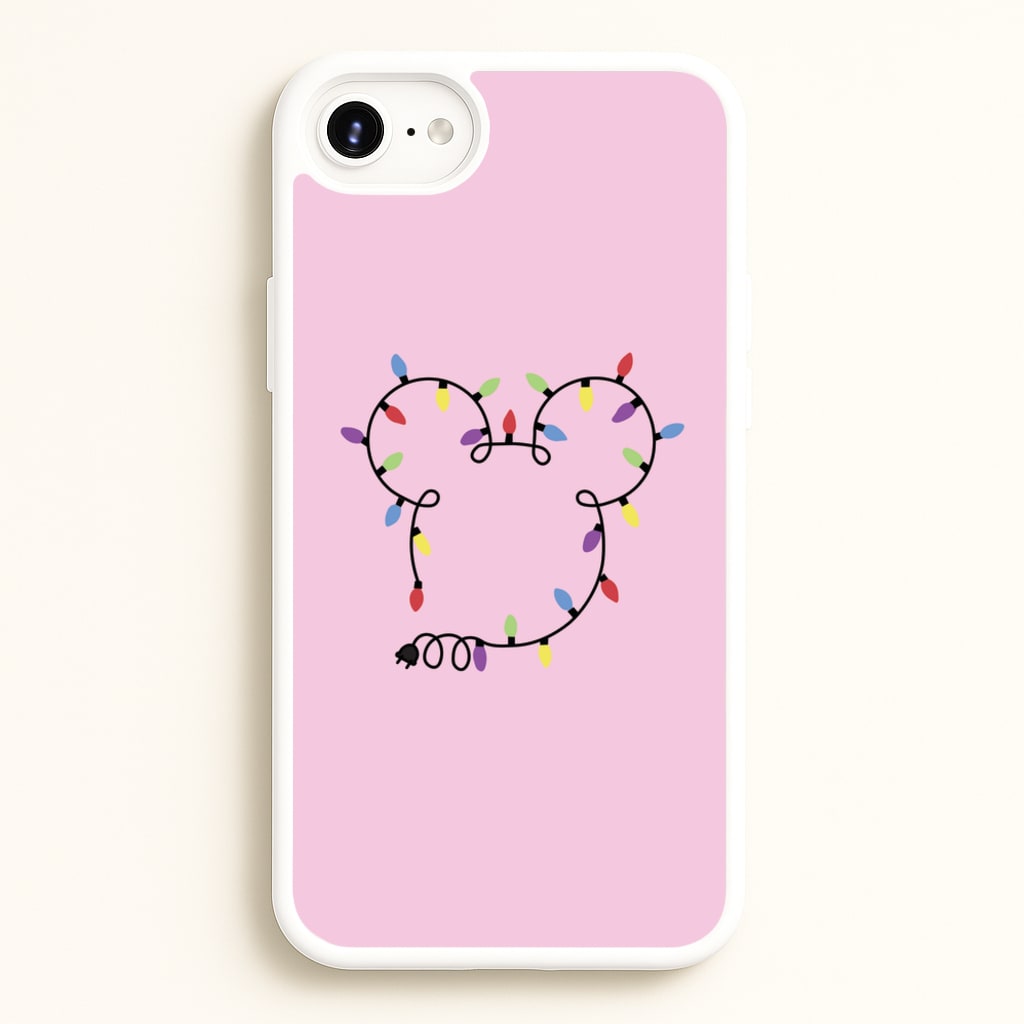 Mouse Christmas Lights Christmas - Disney Christmas Phone Case for iPhone 6 Plus / 7 Plus / 8 Plus
