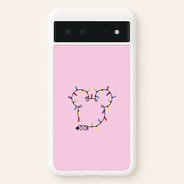 Mouse Christmas Lights Christmas - Disney Christmas Phone Case for Google Pixel 6