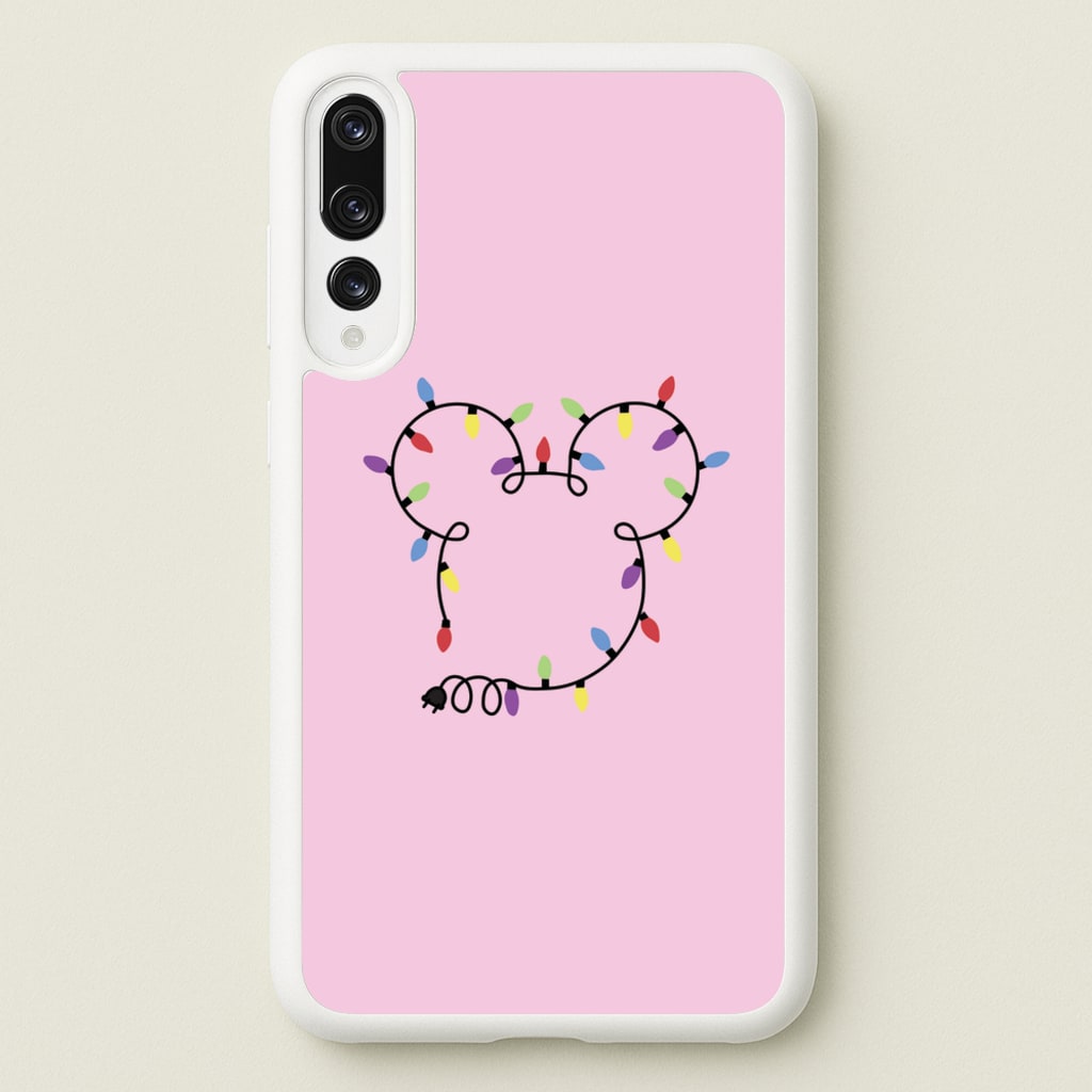 Mouse Christmas Lights Christmas - Disney Christmas Phone Case for Huawei P20 Pro