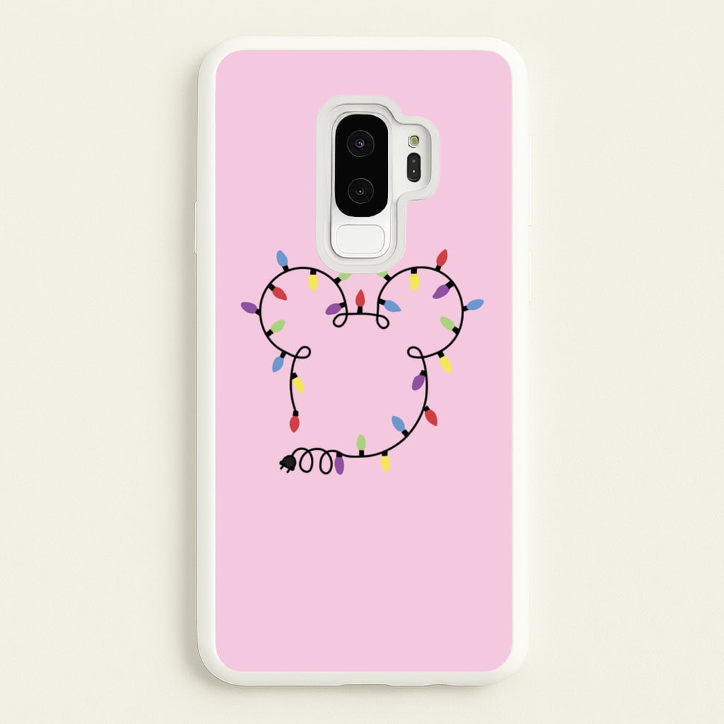 Mouse Christmas Lights Christmas - Disney Christmas Phone Case for Galaxy S9 Plus