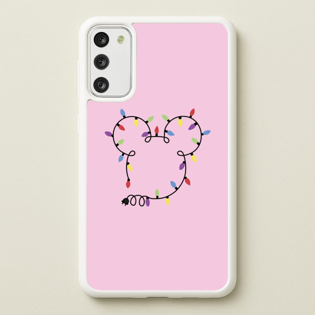 Mouse Christmas Lights Christmas - Disney Christmas Phone Case for Galaxy S20FE