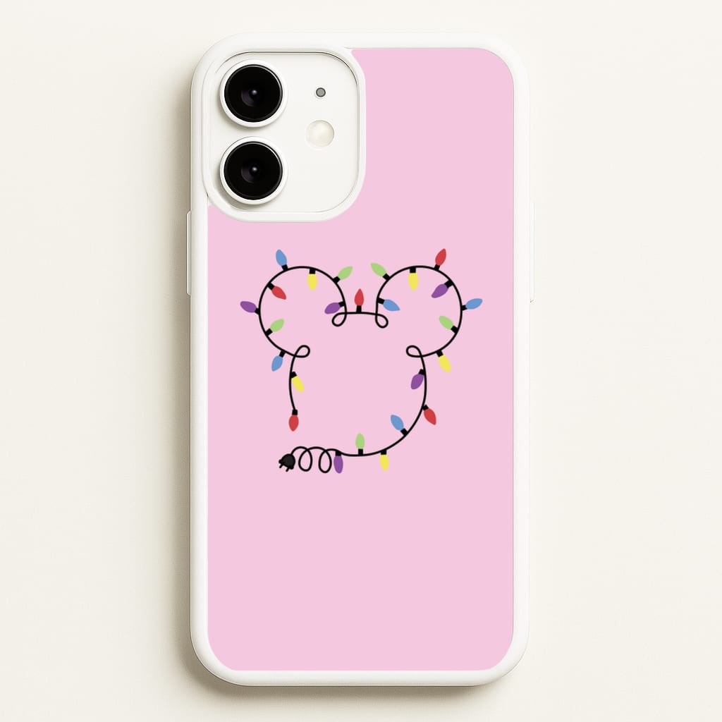 Mouse Christmas Lights Christmas - Disney Christmas Phone Case for iPhone 11
