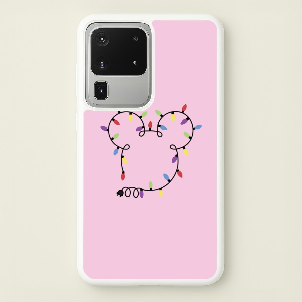 Mouse Christmas Lights Christmas - Disney Christmas Phone Case for Galaxy S20 Ultra