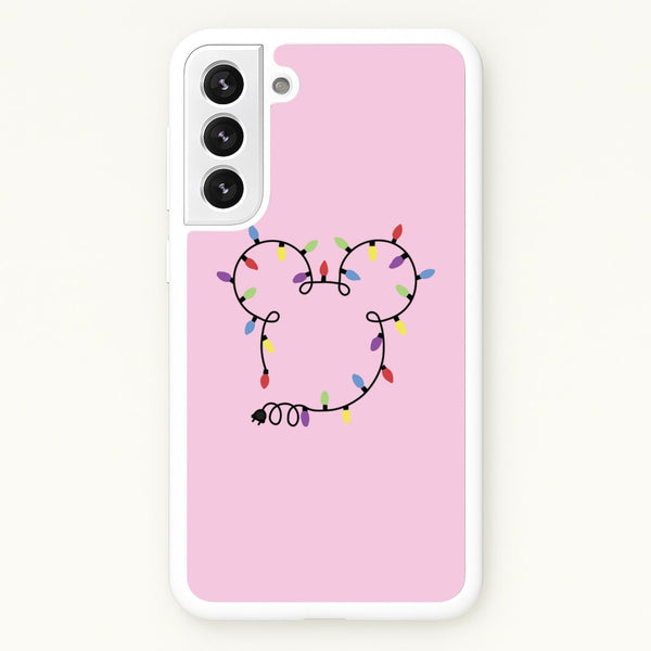 Mouse Christmas Lights Christmas - Disney Christmas Phone Case for Galaxy S21FE