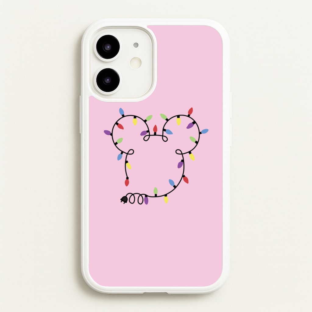 Mouse Christmas Lights Christmas - Disney Christmas Phone Case for iPhone 12 Mini