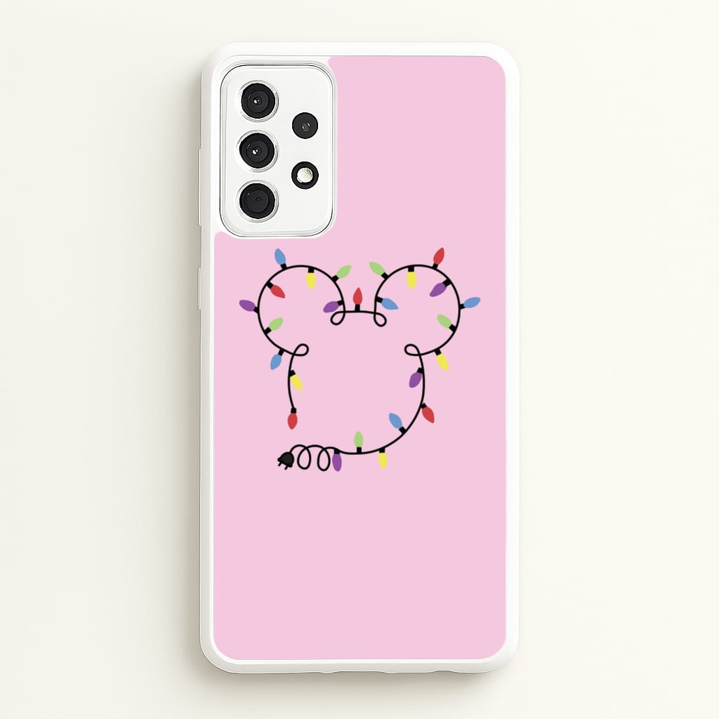 Mouse Christmas Lights Christmas - Disney Christmas Phone Case for Galaxy A52 / A52s