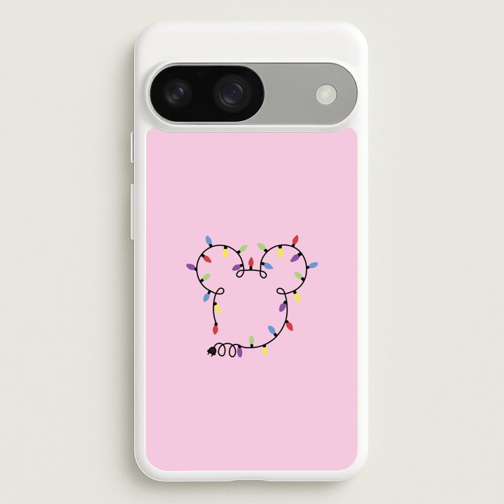 Mouse Christmas Lights Christmas - Disney Christmas Phone Case for Google Pixel 9 / 9 Pro