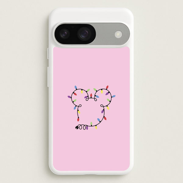 Mouse Christmas Lights Christmas - Disney Christmas Phone Case for Google Pixel 9 / 9 Pro