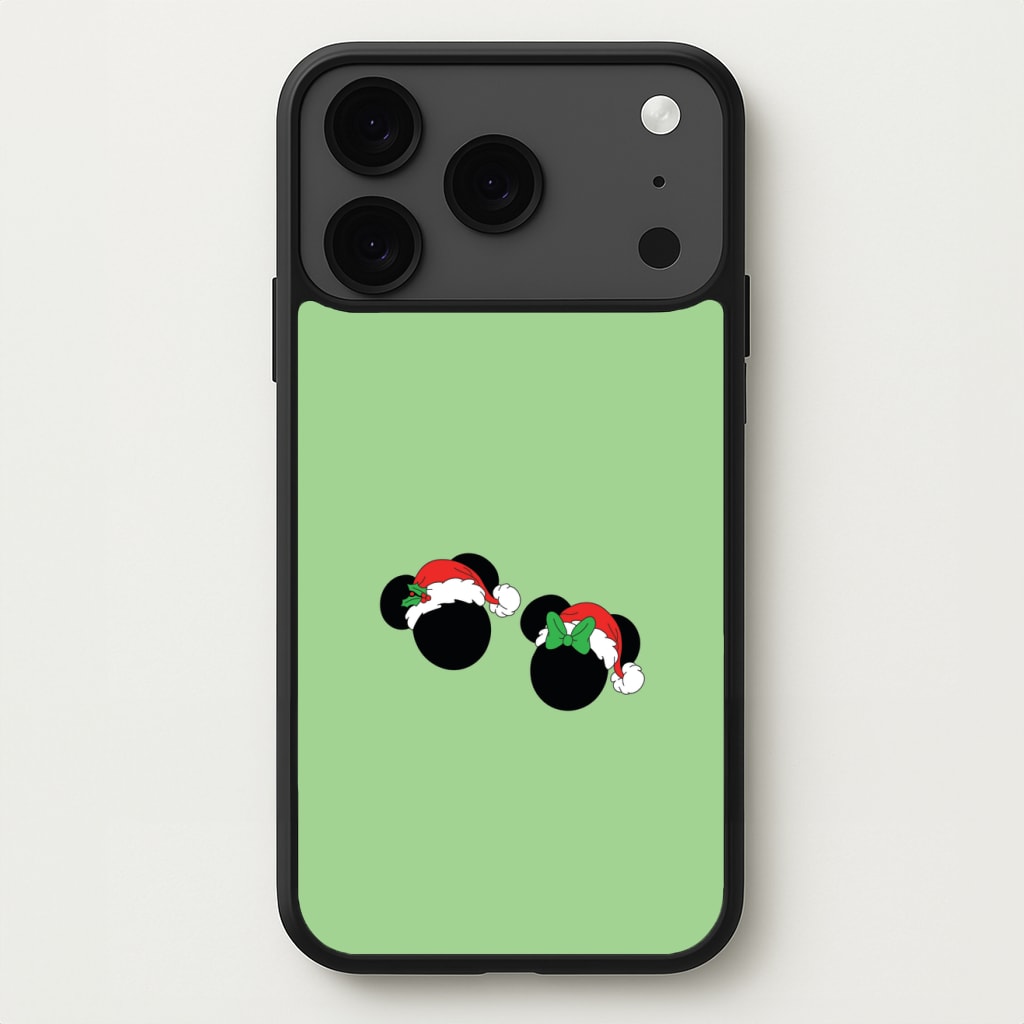 Festive Mice Christmas Phone Case for iPhone 17 Pro