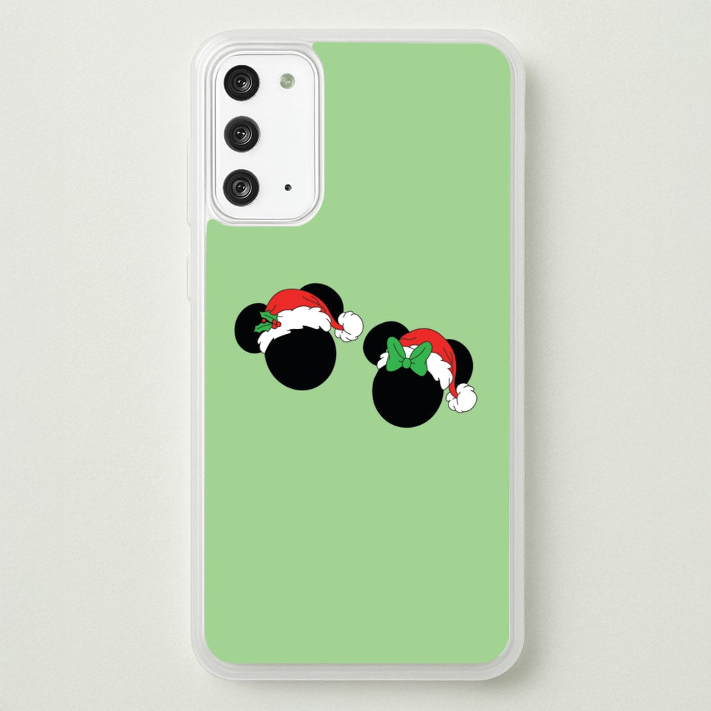Festive Mice Christmas - Disney Christmas Phone Case for Galaxy Note 20