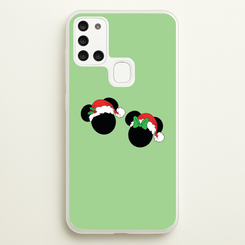 Festive Mice Christmas - Disney Christmas Phone Case for Galaxy A21s