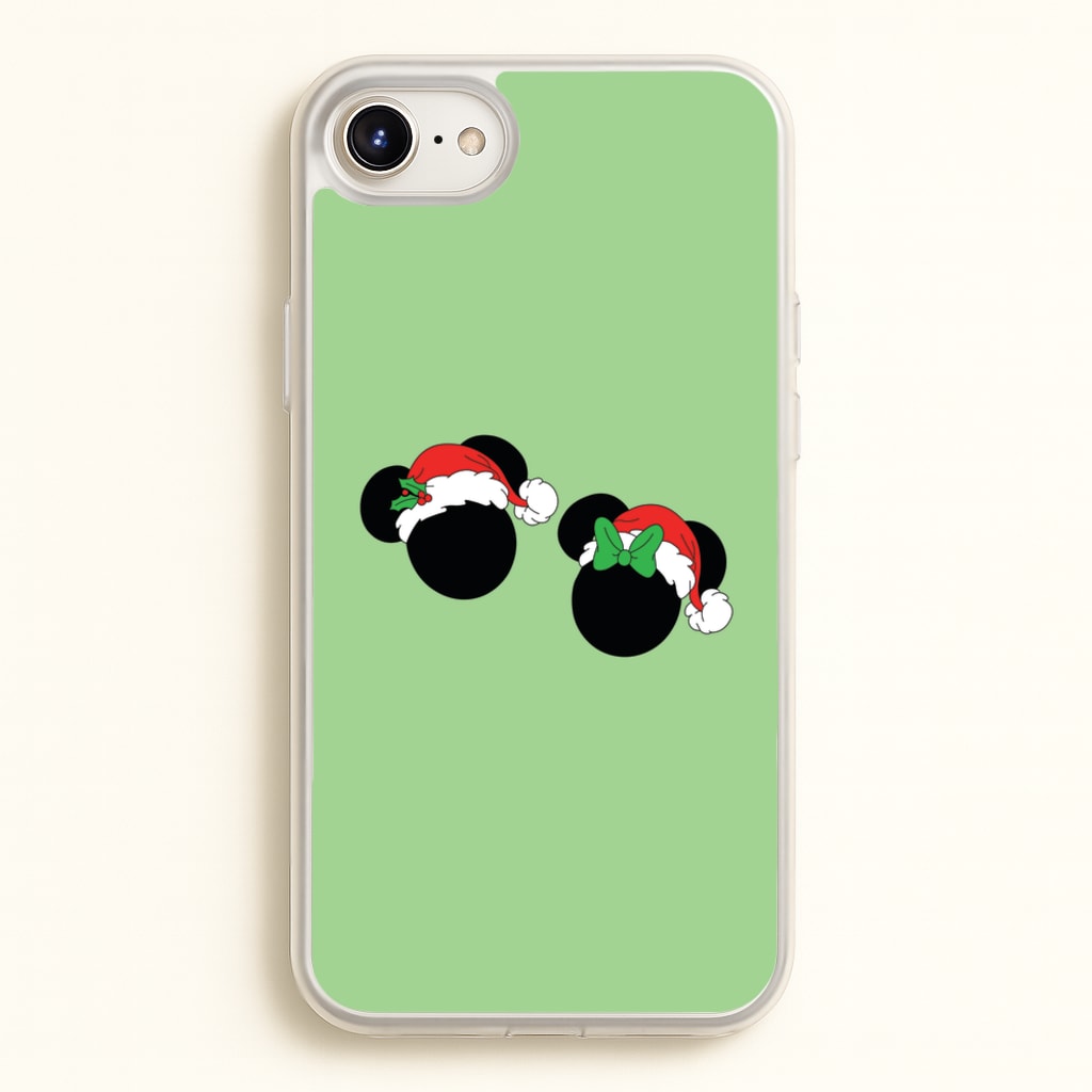 Festive Mice Christmas - Disney Christmas Phone Case for iPhone 6 Plus / 7 Plus / 8 Plus