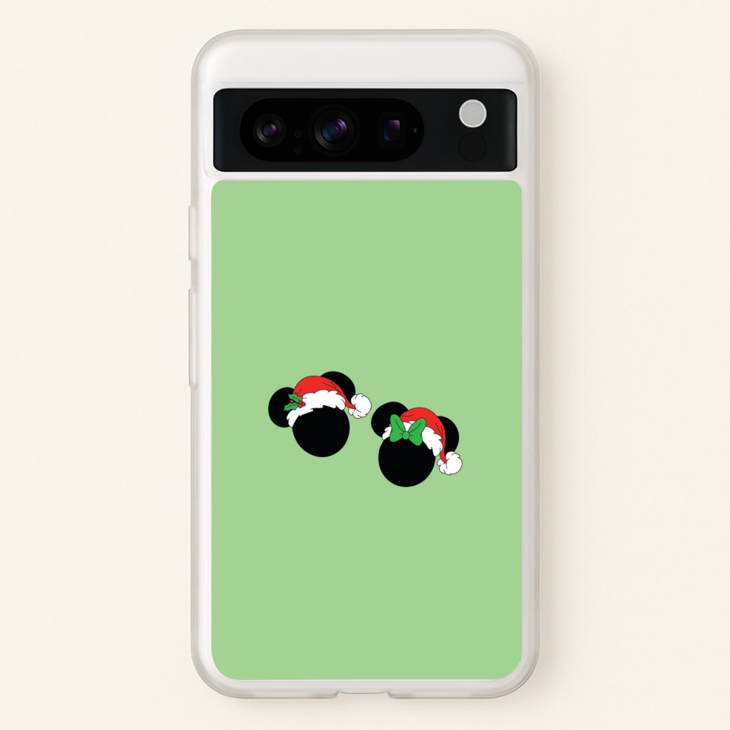 Festive Mice Christmas - Disney Christmas Phone Case for Google Pixel 8 Pro