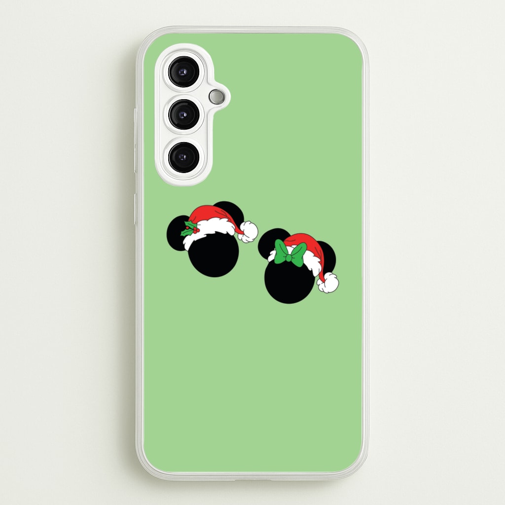 Festive Mice Christmas - Disney Christmas Phone Case for Galaxy A14