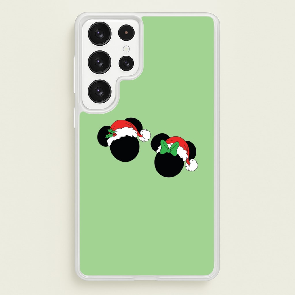 Festive Mice Christmas - Disney Christmas Phone Case for Galaxy S22 Ultra