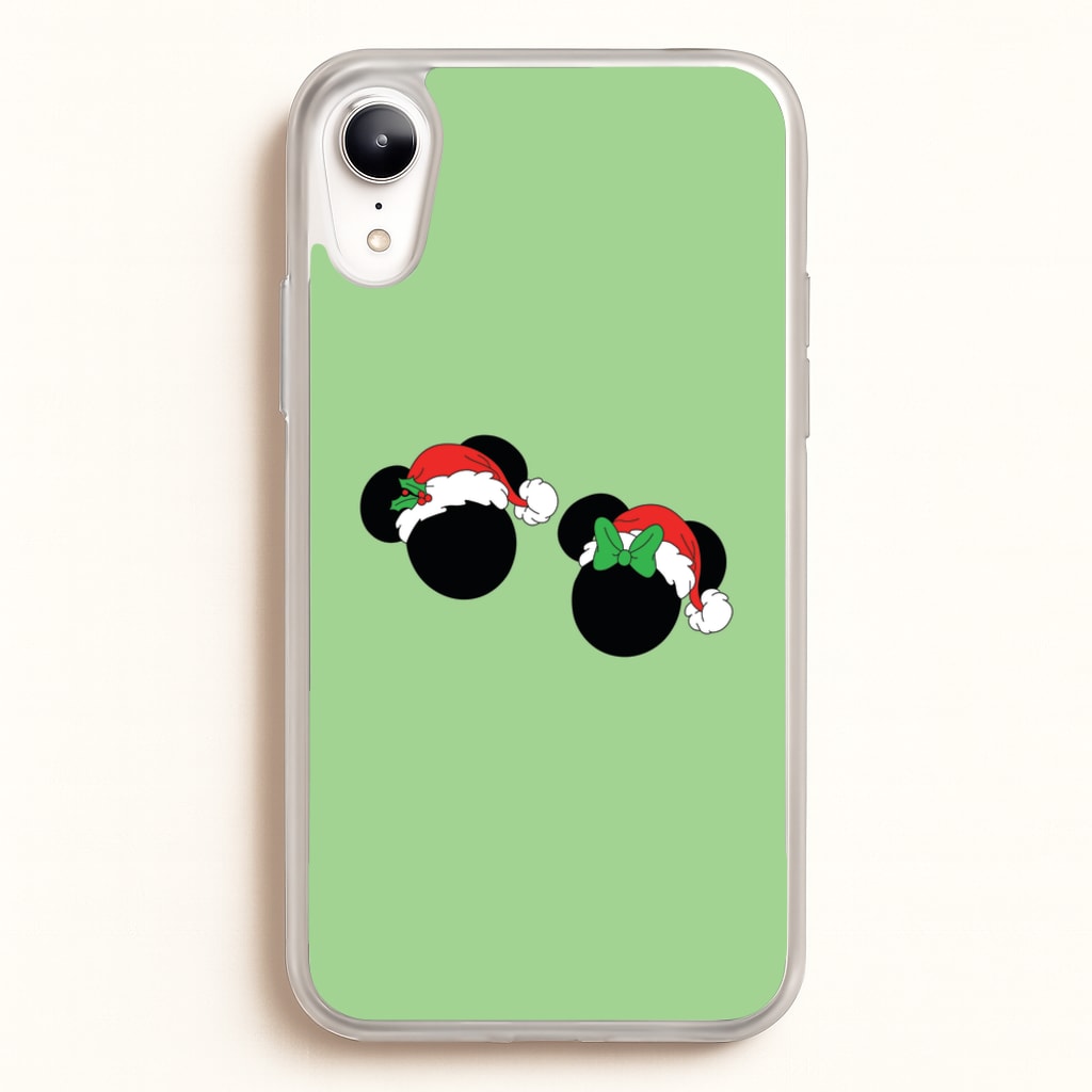 Festive Mice Christmas - Disney Christmas Phone Case for iPhone XR
