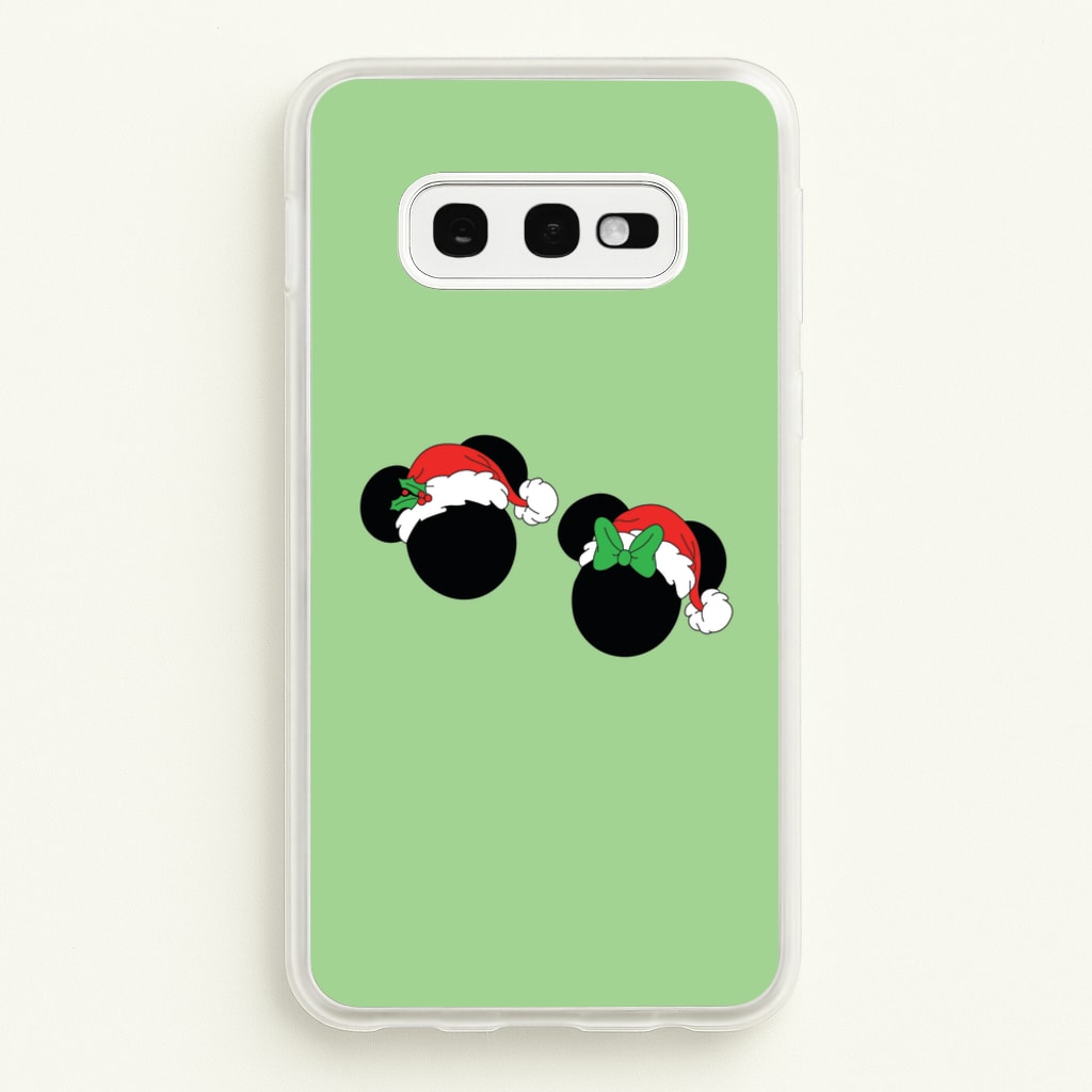 Festive Mice Christmas - Disney Christmas Phone Case for Galaxy S10e