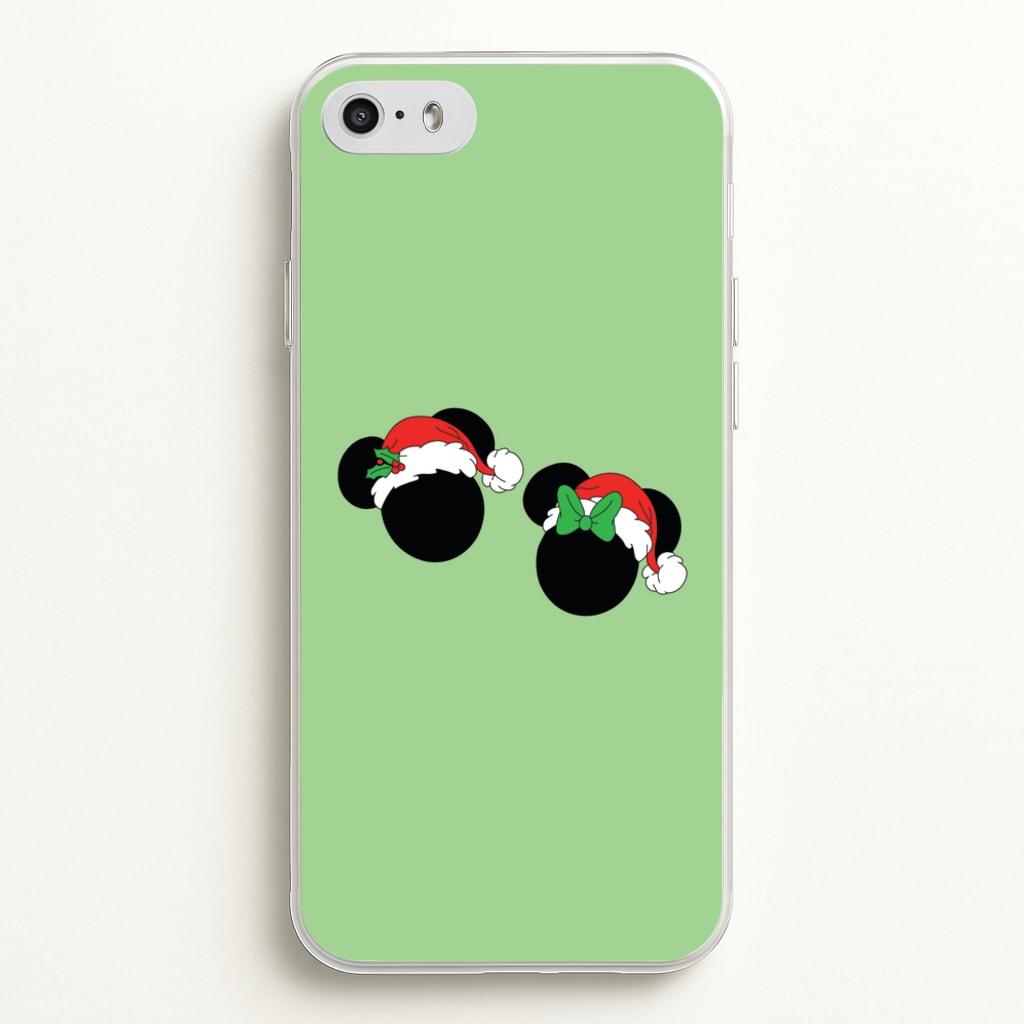Festive Mice Christmas - Disney Christmas Phone Case for iPhone 5 / 5s / SE 2016