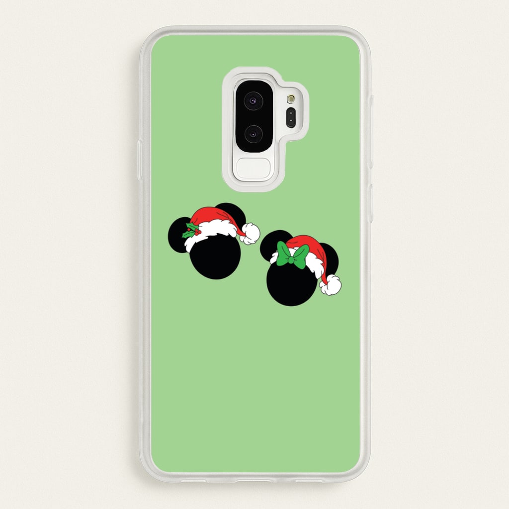 Festive Mice Christmas - Disney Christmas Phone Case for Galaxy S9 Plus