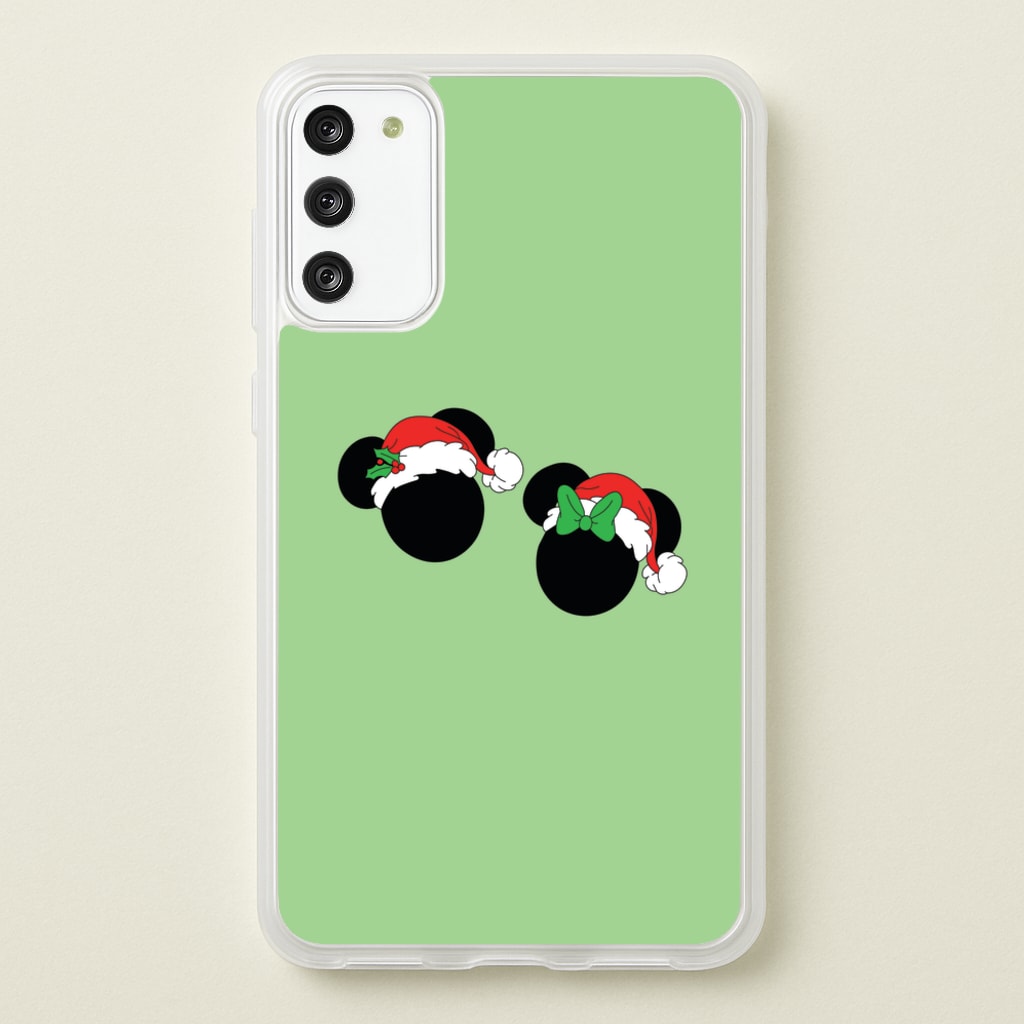 Festive Mice Christmas - Disney Christmas Phone Case for Galaxy S20